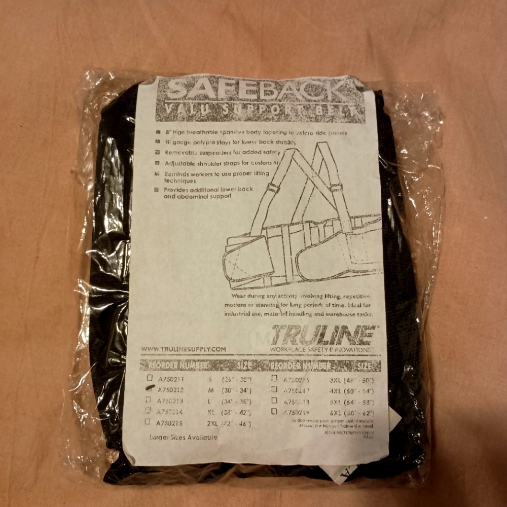 NIP TRULINE Safe back support belt ( back brace)
